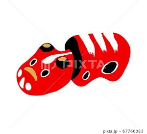 赤べこ イラスト 年賀状素材 みさとぷりんと イラスト 背景素材