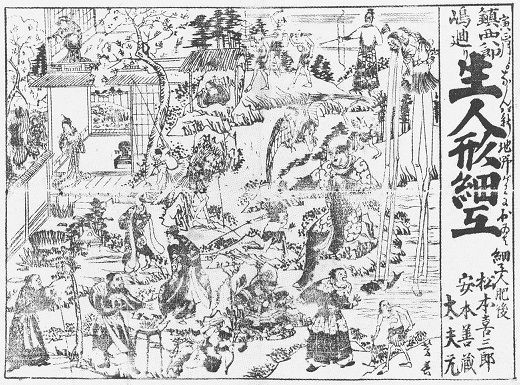 安本亀八の生人形 江戸時代 : 見世物興行年表