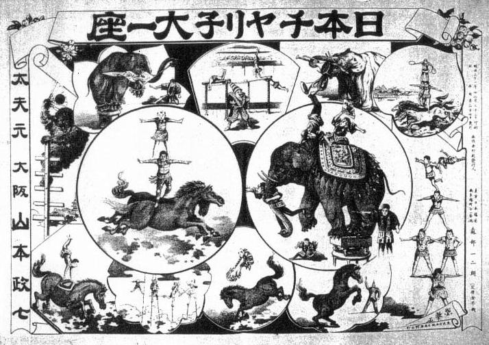 明治32年 1899年 1月 4月 見世物興行年表