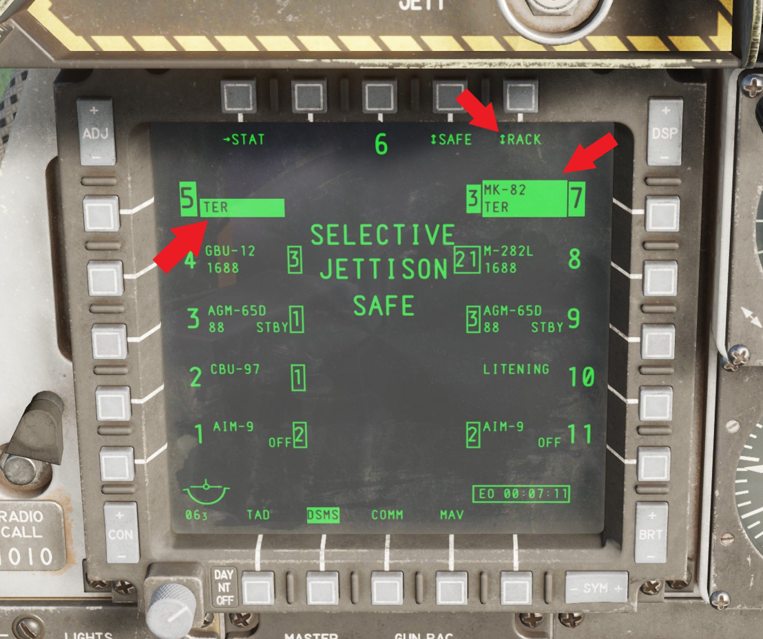 DCS World A10-C II 【トレーニング】Selective Jettison : 知識ゼロから始めるDCS World