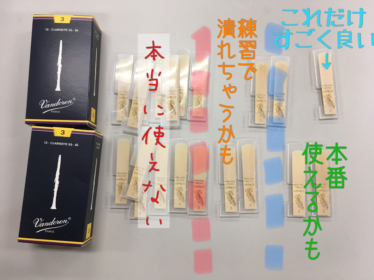 リード選定記 バンドレン トラディショナル クラリネットとゲーム好きのスペース リード選定記 バンドレン トラディショナル クラリネットとゲーム好きのスペース