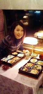 食堂車ディナー