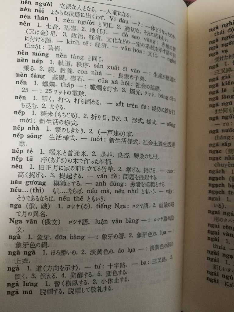 サヨク的旅人日記〜階級的旅人術ベトナム語辞書いろいろ〜よい辞書とは？〜そのコメント