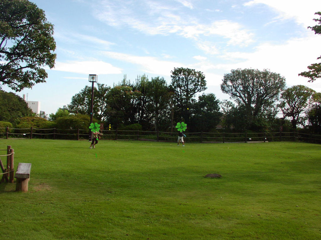 等々力渓谷３ 日本庭園 むしむしくん むしむしちゃん２