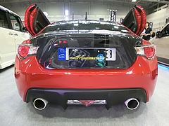 トヨタ86(ZN6)リヤビュー