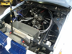 SSワークスelfレビン(AE86)エンジンルーム