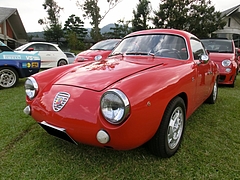 フィアット・アバルト750ザガート左前