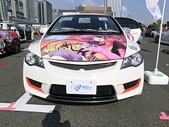 痛車ホンダ・シビック タイプR(FD2)フロントマスク