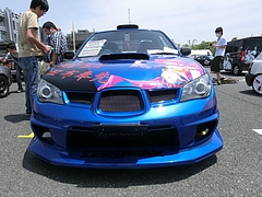 痛車スバル・インプレッサWRX STi(GRB)フロントマスク