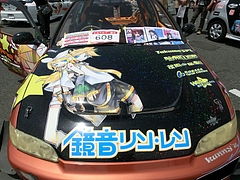 痛車ホンダ・シビック ボンネット