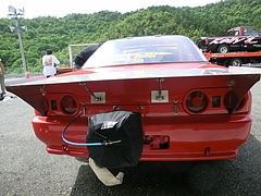 ドラッグマシン日産スカイラインGT-R(R32)リヤビュー