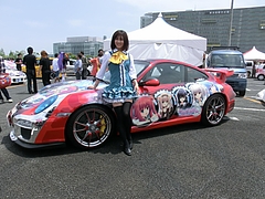 痛車ポルシェ911GT3(997)左側面