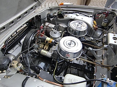 ヨタハチ トヨタ スポーツ800(UP15)エンジンルーム