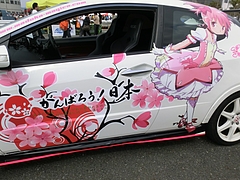 痛車ホンダ・シビックタイプR(FN2) 左側面