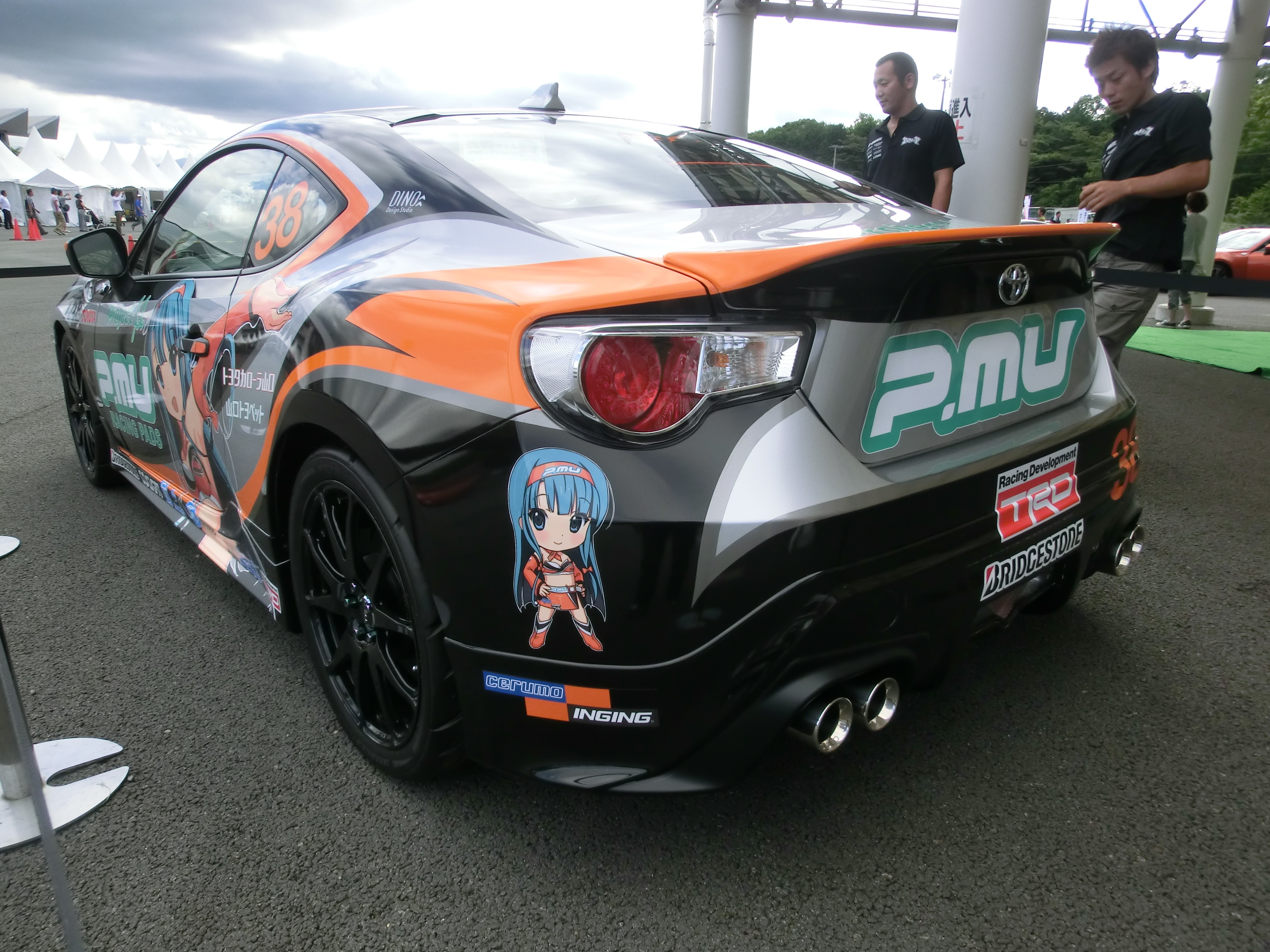 INGING 86 山口 美羽  痛車 痛い」TOYOTA86が登場！ | INGINGの美羽ちゃん公式ブログ