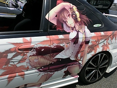 痛車ホンダ・シビッククーペ(EJ7)左側面