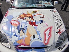 痛車 シビック タイプR(EK9)ボンネット