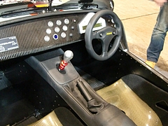 ケータハム スーパーライトR500運転席