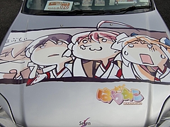 痛車シビック SiR(EK4)ボンネット