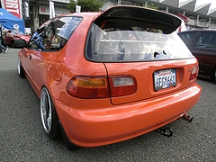 ホンダ・シビック リアビュー