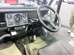 ミニ・モーク運転席