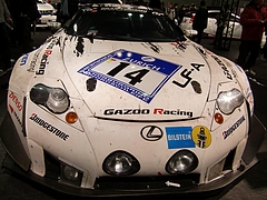レクサスLF-Aニュル24時間耐久レース参戦車両前面