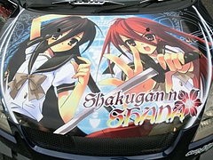 痛車スズキ・スイフトスポーツ(ZC31S) ボンネット