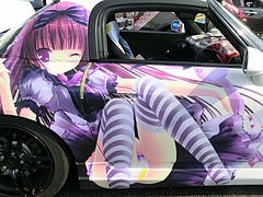左前痛車ホンダ・S2000右側面