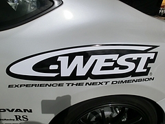 C-WESTステッカー