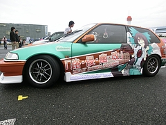痛車ホンダ・シビック左側面
