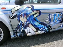 痛車ルノークリオV6左側面