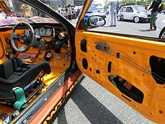 痛車ホンダ・シビック運転席