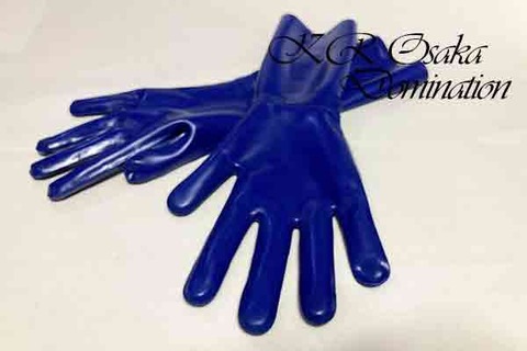 ラバーグローブ　手袋フェチ　ラバーフェチ　女王　SM