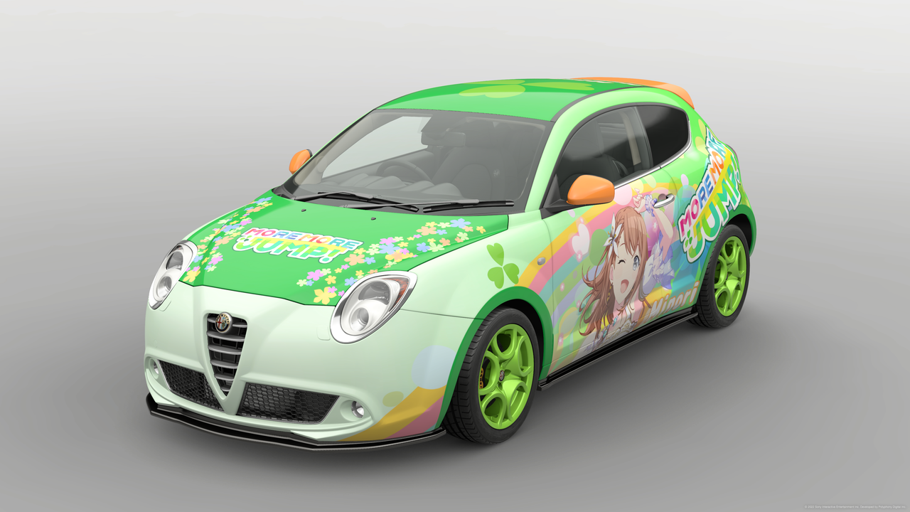 GT7】MORE MORE JUMP! Minori Hanasato MiTo リバリー : Morfonica