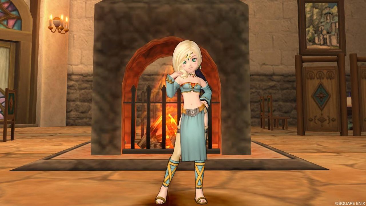 舞い手の服 エテーネのこしぬのでドレスアップ ぽれぽれ