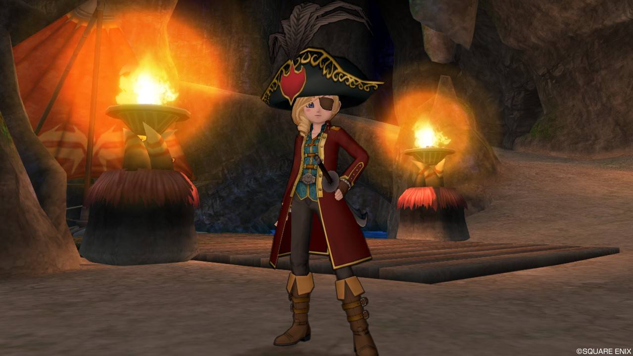 宰相のコートを使って海賊ドレスアップ ぽれぽれ