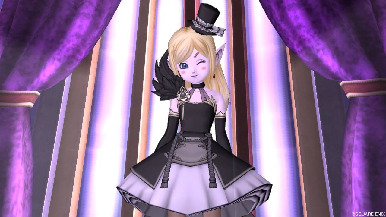 妖炎魔女のドレス上 神将の洋袴を使ってドレスアップ ぽれぽれ