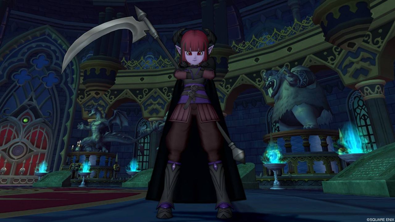 ダークエルフ 黒衣の剣士のよろいでドレスアップ ぽれぽれ