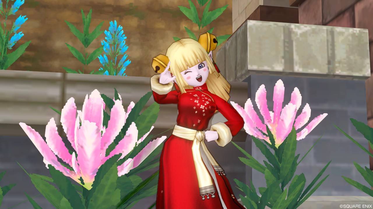 聖蓮の鈴飾りを使ってチャイナなドレア ぽれぽれ