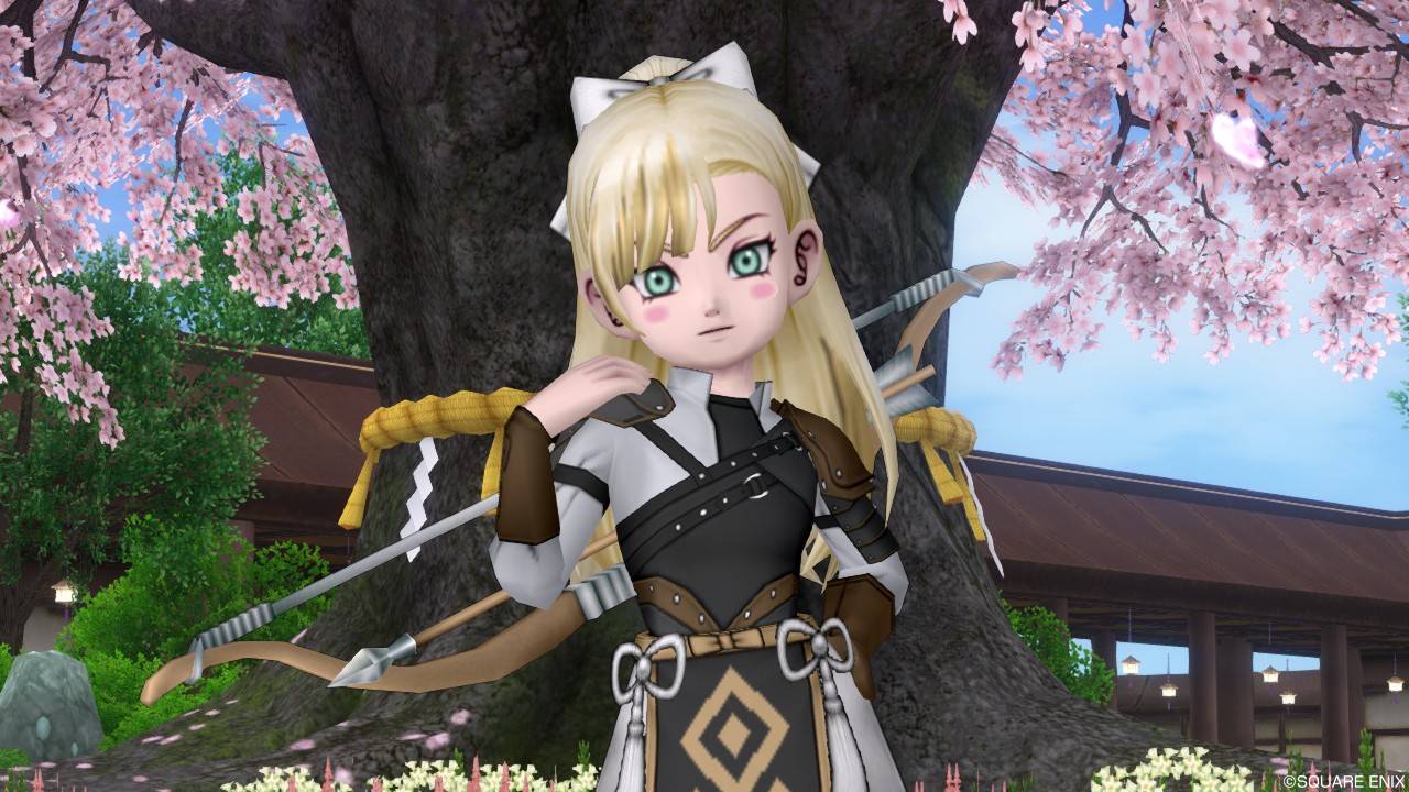 ファフニルメイル上で和風な弓使いドレスアップ ぽれぽれ