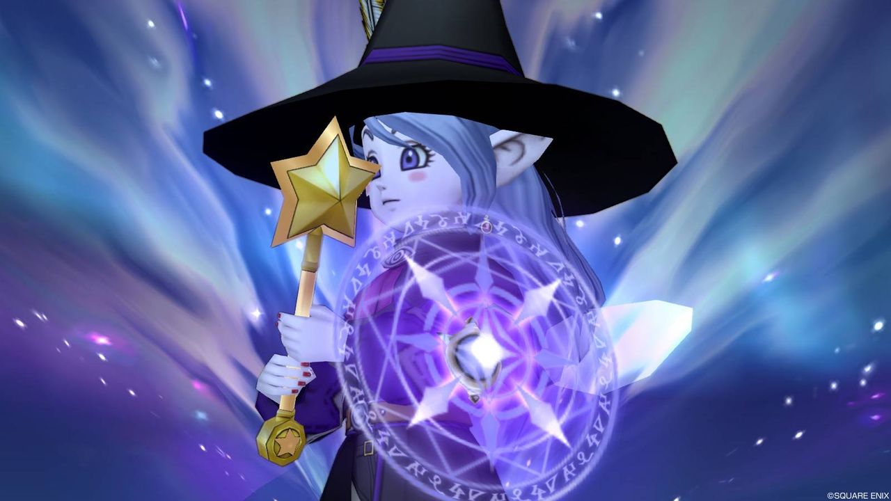 魔法陣の燐光盾を使って魔法使いドレスアップ ぽれぽれ