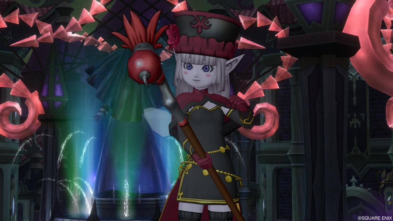 どうみても悪の魔法使い ゲルニック将軍の杖を使ってドレスアップ ぽれぽれ