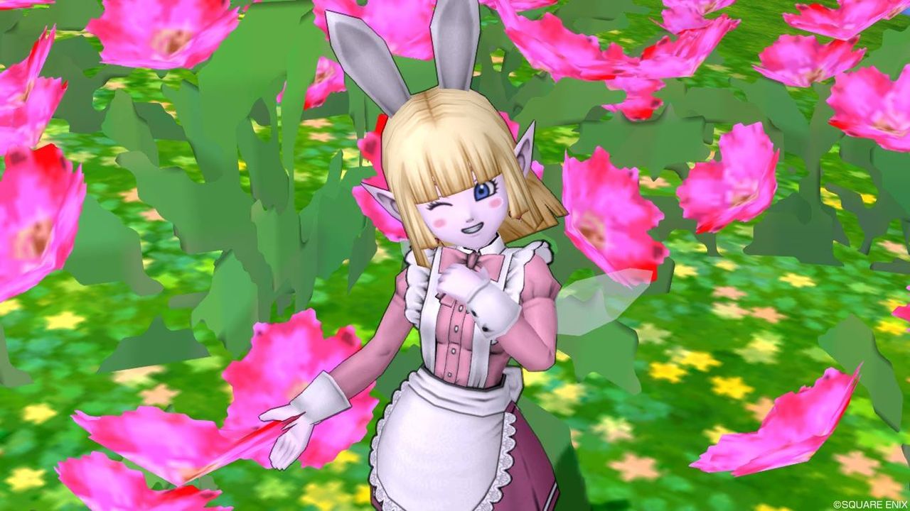 モダンバニーヘッド メイドドレス上でバニーなメイドさん ぽれぽれ