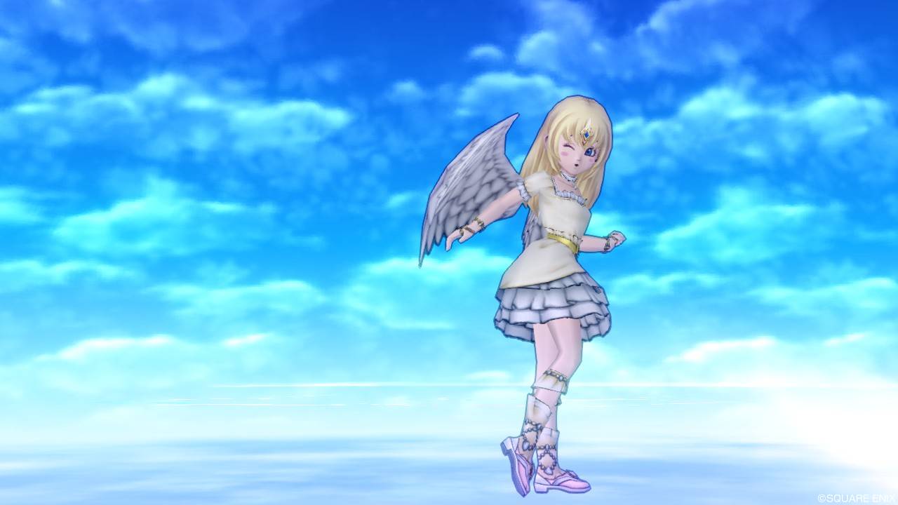 ディバインクラウンを使ってドレスアップ ぽれぽれ