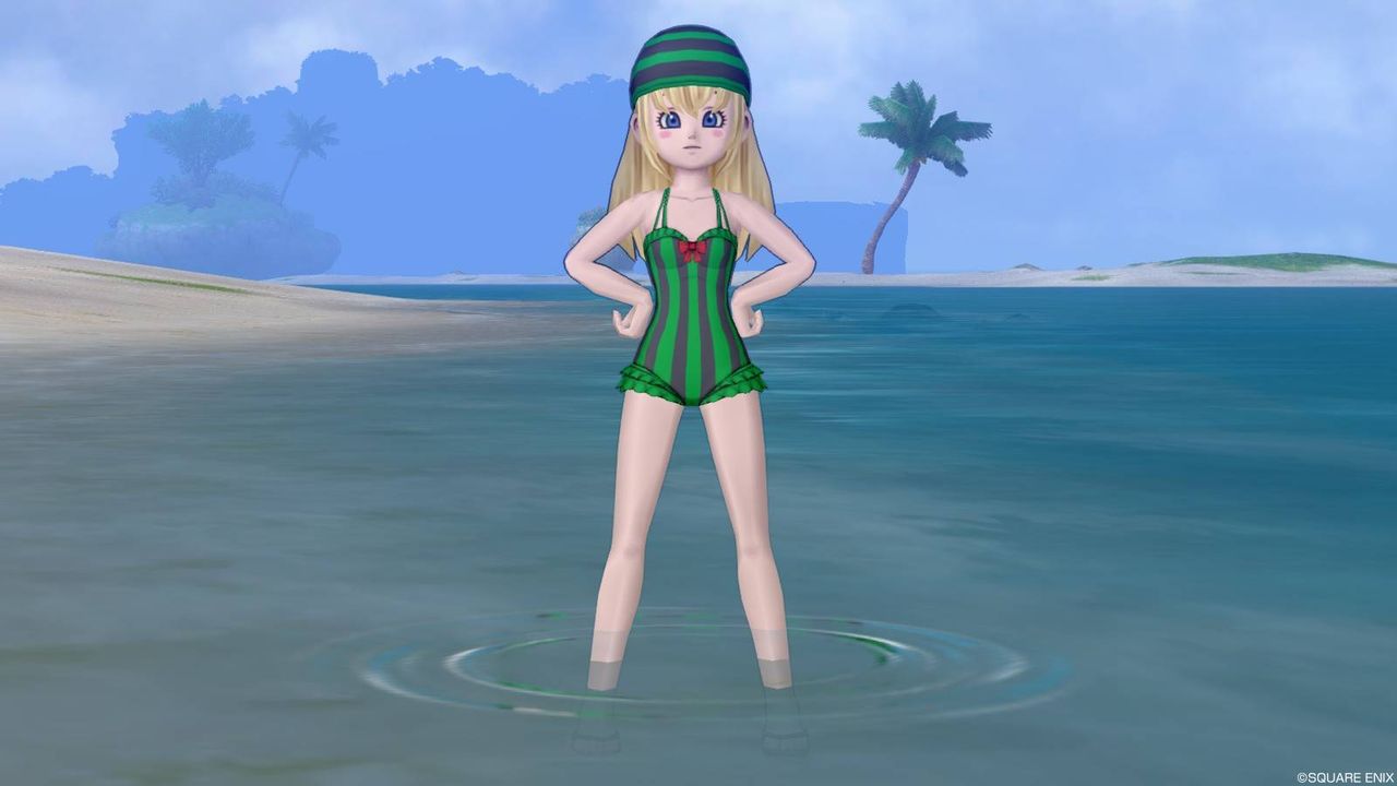 あれから一年 清涼スイムワンピでスイカに変身 ぽれぽれ