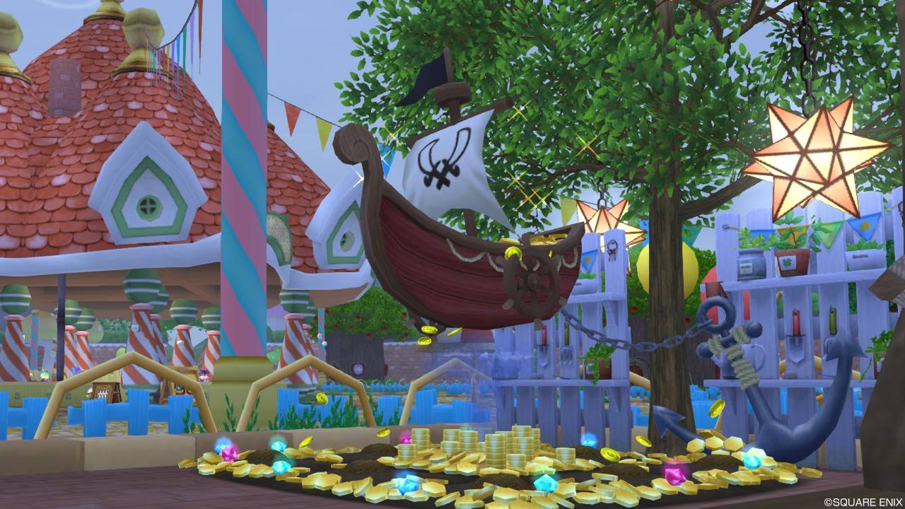 海賊船の畑を設置してみました ぽれぽれ