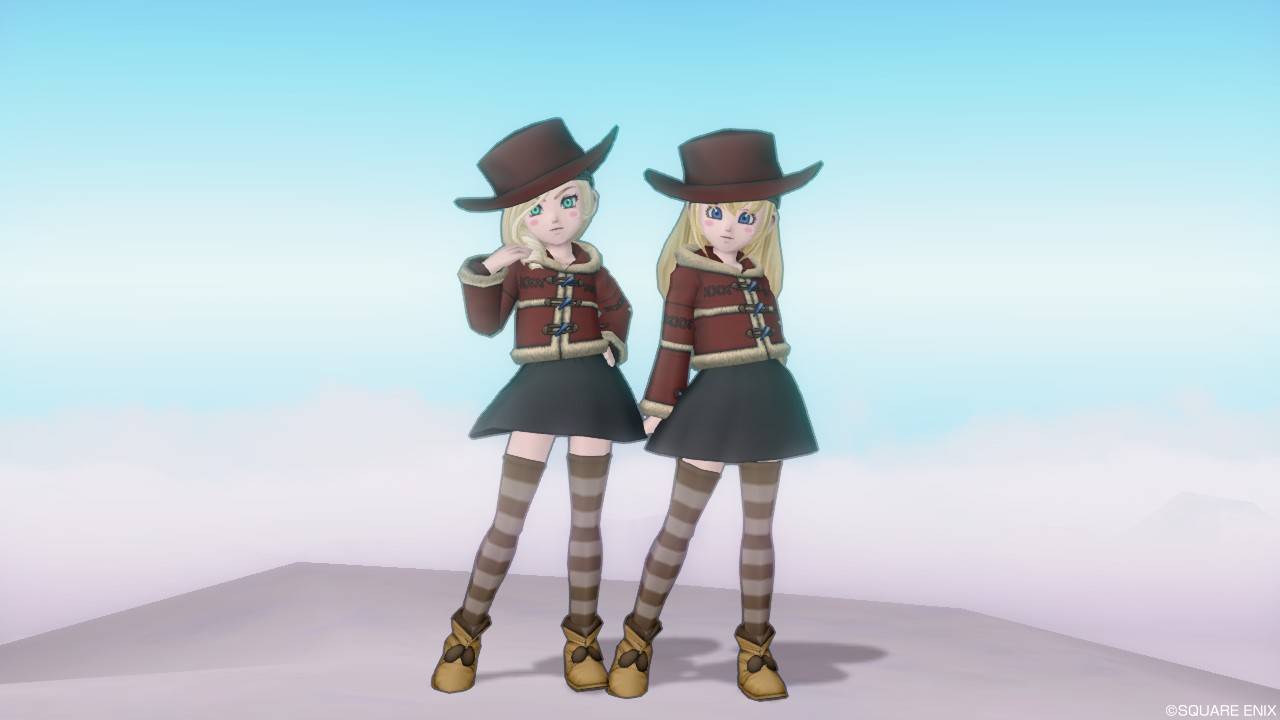 冬コーデでお揃いドレスアップ ぽれぽれ