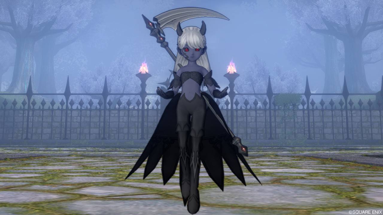 たまには魔族姿でダークサイドなドレスアップ ぽれぽれ