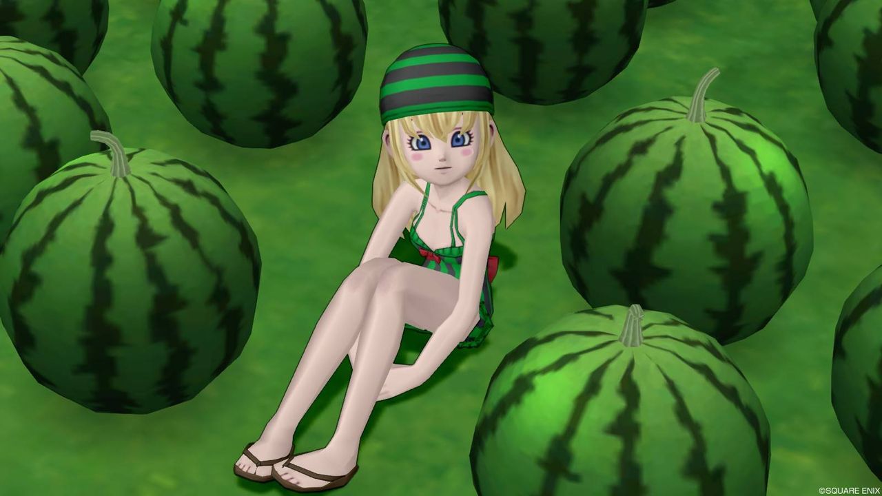 あれから一年 清涼スイムワンピでスイカに変身 ぽれぽれ