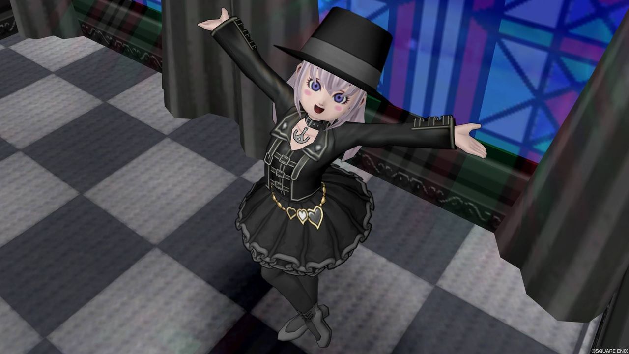 女性キャラも装備可能になったゴシックコートでドレスアップ ぽれぽれ